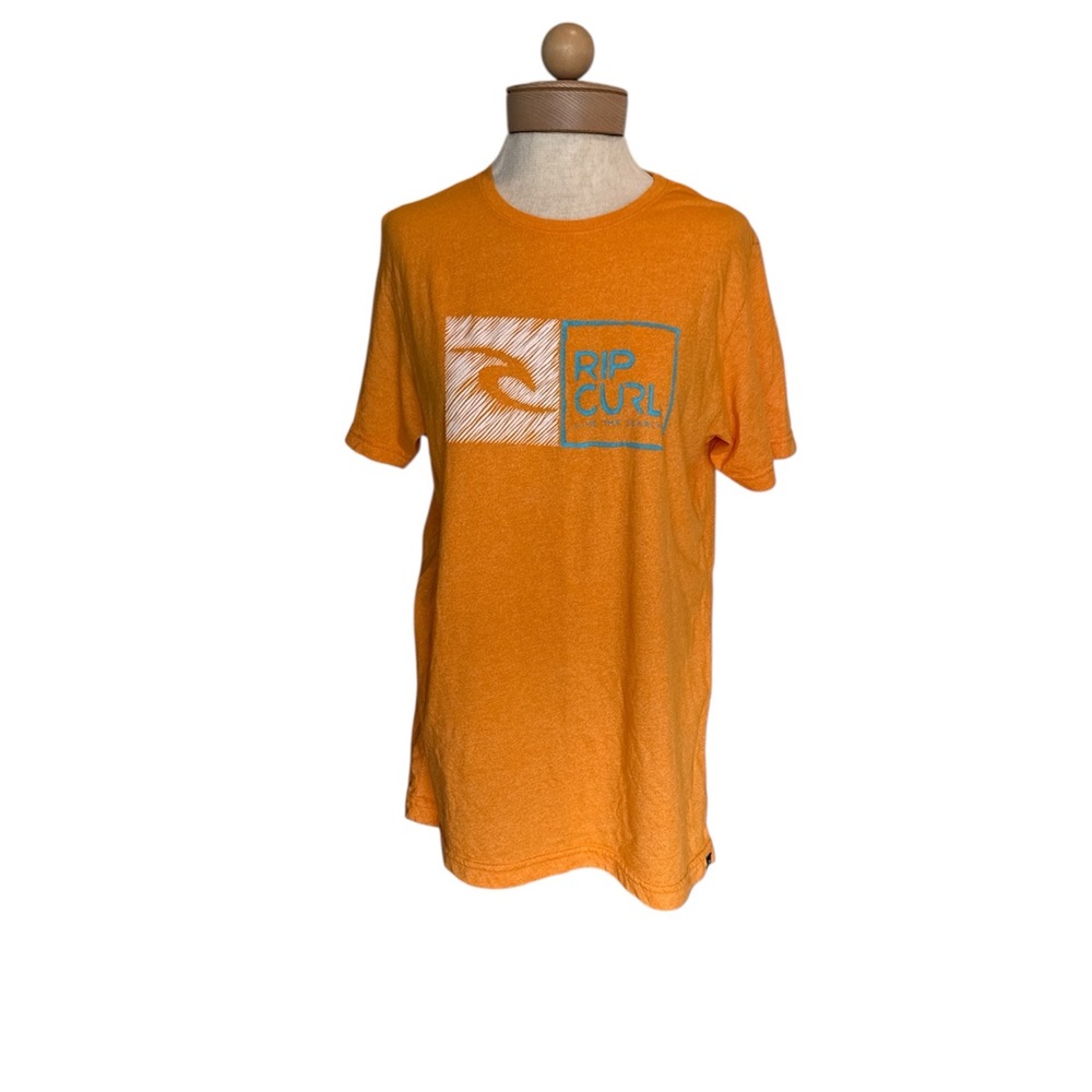 Rip Curl Men's Vibrant Orange Tee Size Medium